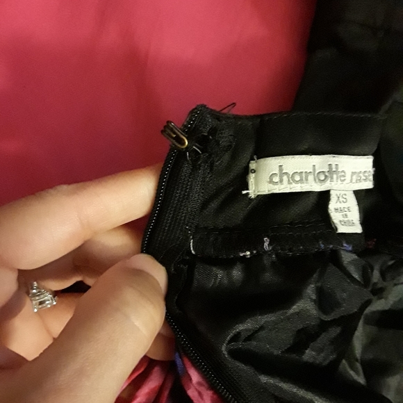 Charlotte Russe Floral strapless dress - Picture 10 of 14